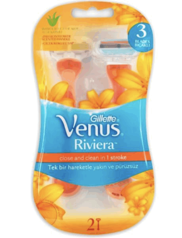Gillette Venus Riviera Disposal Razors 2 pcs
