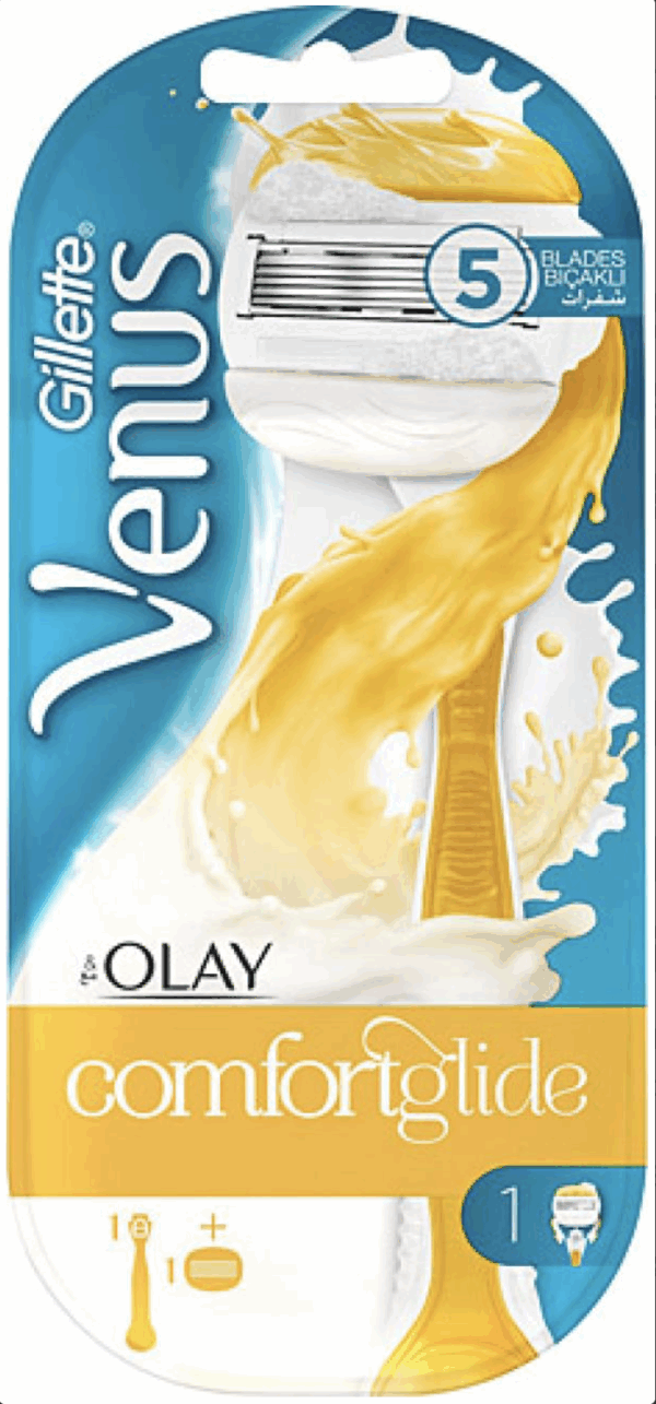 Gillette Venus Comfortglide Olay Razor With 1 Refill 1 pc