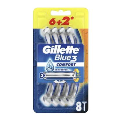 Gillette Blue 3 Comfort Disposable 8 pc