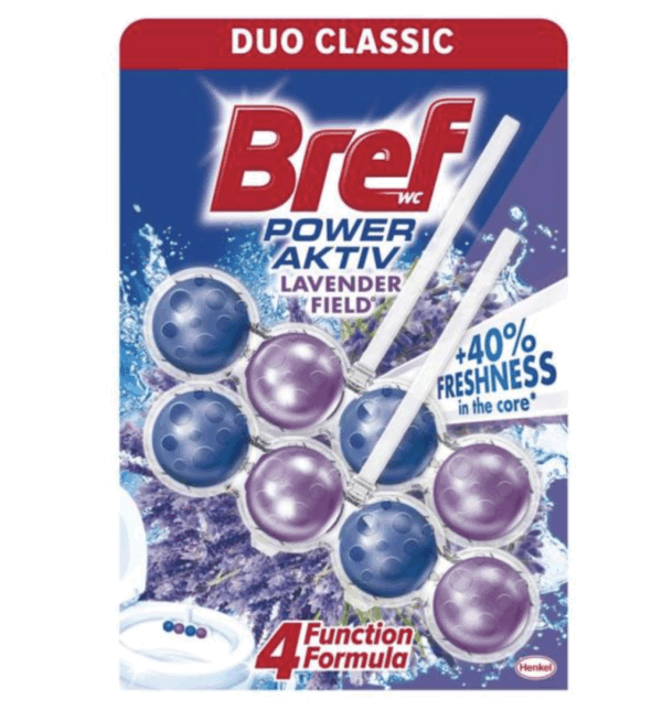 Bref Toilet Block Classic Power Active Lavender Duopack