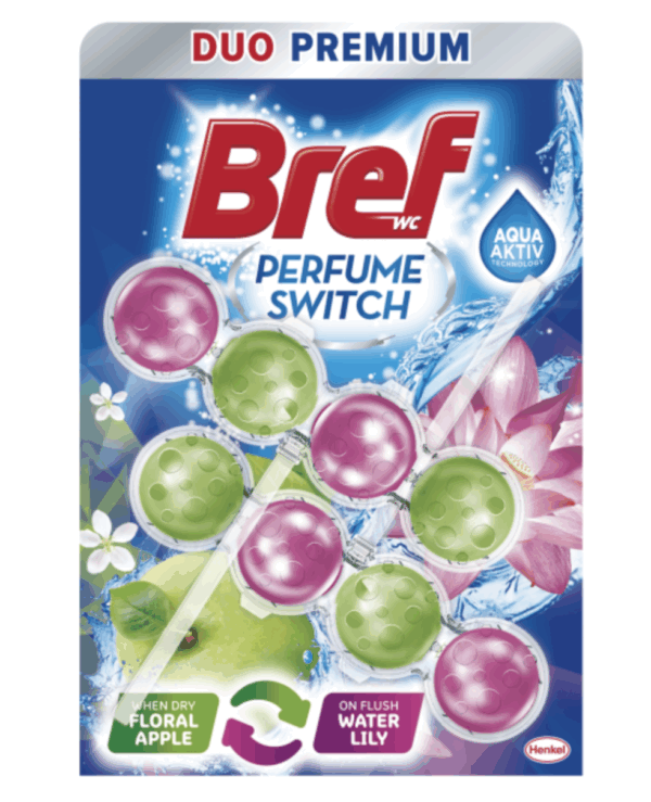 Bref Toilet Block Duo Premium Victoria&Green Apple Duopack