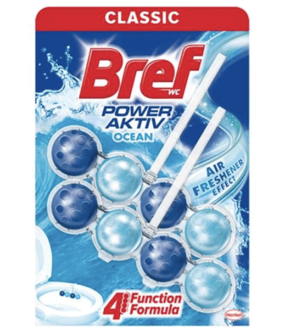 Bref Toilet Block Classic Power Active Ocean Duopack