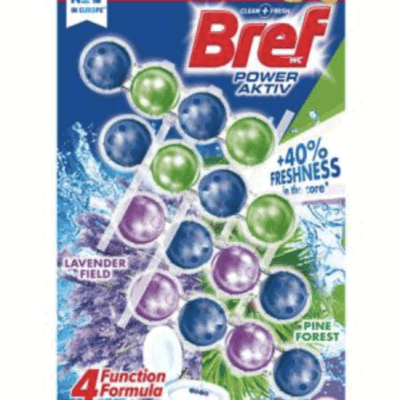 Bref Toilet Block Classic Power Active Mix Pine&Lavender Quattropack Mono