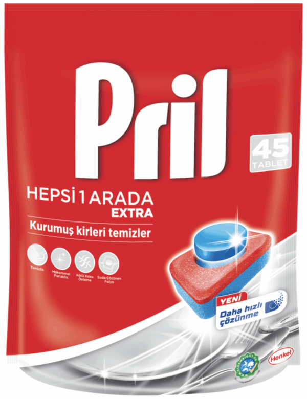 Pril Tabs All in One 45 pcs