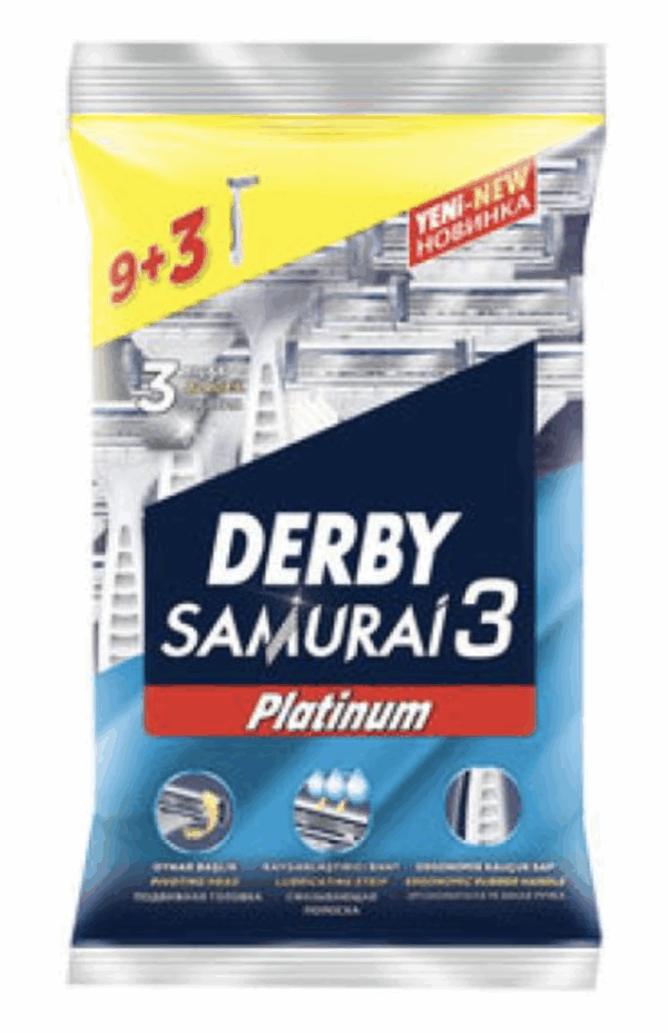 Derby Samurai 3 Platınum Single 9+3 Pack 12 pc