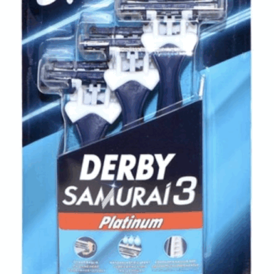 Derby Samurai 3 Platinum 6 Blister 9 pc