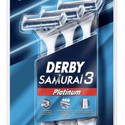 Derby Samurai 3 Platınum Triple Blister 12 pc