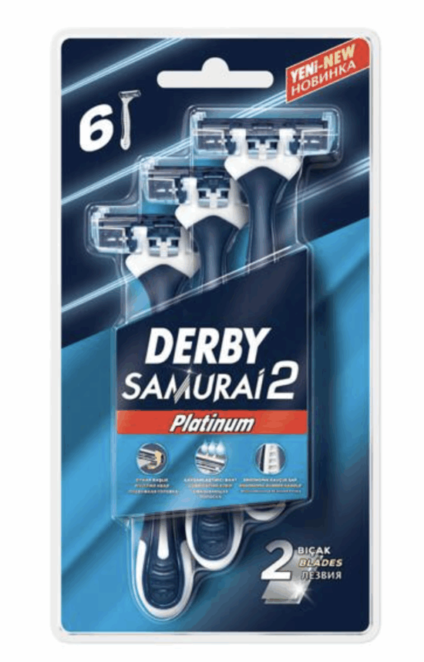 Derby Samurai 2 Platınum 6 Blister 9 pc
