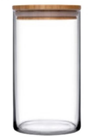 Paşabahçe Kitchenware Bamboo Lid Jar 1