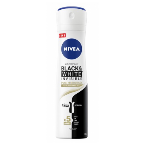 Nivea Deodorant B&W Silky Smooth Sprey 150 ml