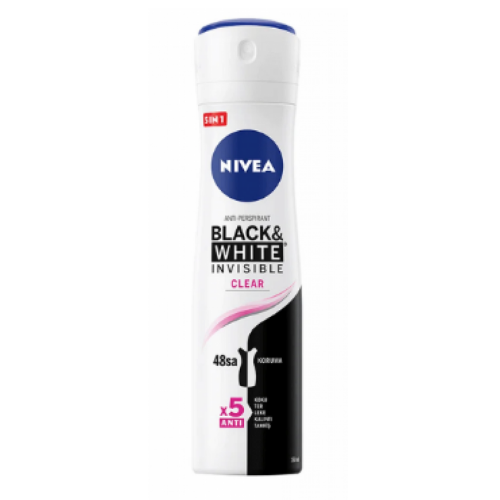 Nivea Deodorant B&W Clear Sprey 150 ml