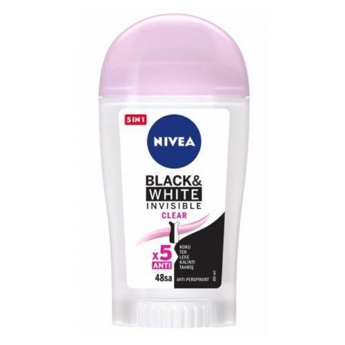 Nivea Deodorant B&W Clear Stick 40 ml