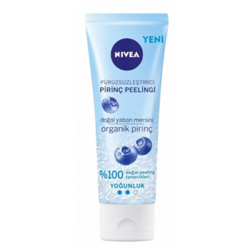 Nivea Facial Care Organik Rise Peeling Blueberry 75 ml