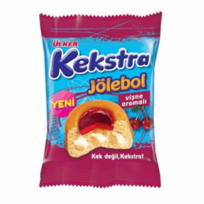 Ülker Kekstra Jölebol Cake with Cherry 40 gr