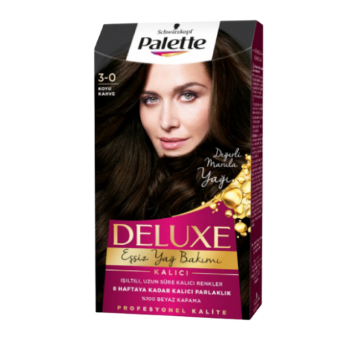 Palette Deluxe Hair Dye Dark Brown 3-0  1 pcs