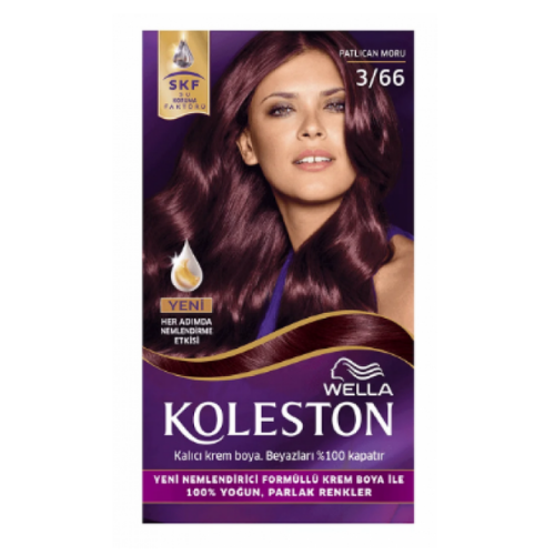 Wella Koleston Hair Dye No 3.66 Eggplant Purple 1 pcs
