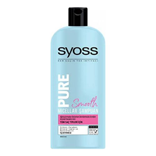 Syoss Pure Şampuan Smooth Micellar 550 ml