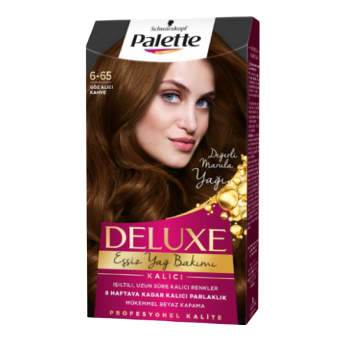 Palette Deluxe Hair Dye Eye-catching Brown 6-65  1 pcs