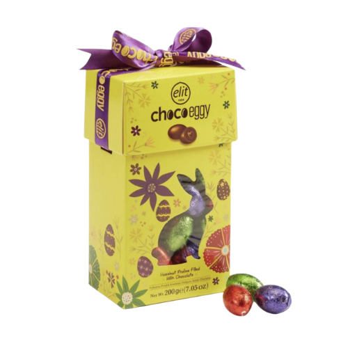 Elit Çikolata Elit Choco Eggy Fındıklı Praline Sütlü Çikolata  200 gr