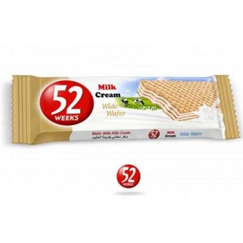 Azra 52 Weeks Milk Krem Wafer  60 gr