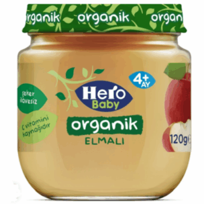 Ülker Hero Baby Organic Apple Baby Food 120 gr