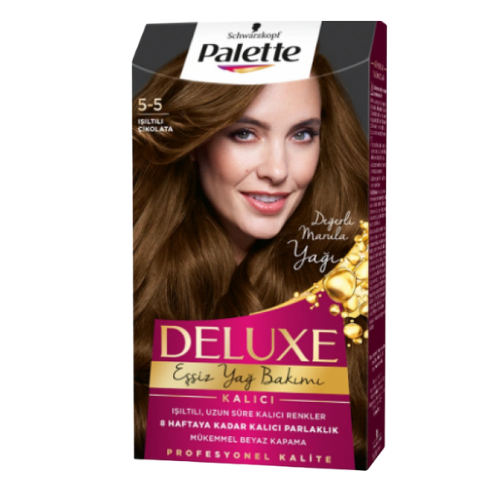 Palette Deluxe Hair Dye Luminous Chocolate 5-5  1 pcs