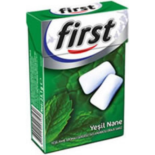 First Chewing Gum Green Mint  23.1 gr