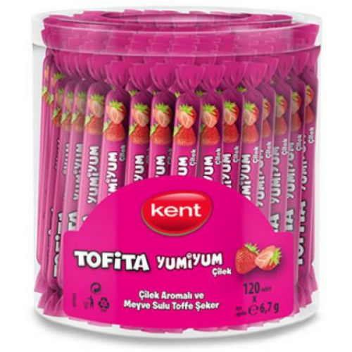 Yumiyum Candy Stick in Kavanoz Çilek 6.7 gr