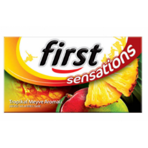 First Chewing Gum Sensations Tropic Fruit  27 gr