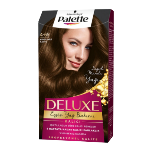Palette Deluxe Hair Dye Charming Brown 4-65  1 pcs