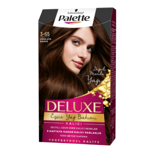 Palette Deluxe Hair Dye Chocolate Brown 3-65  1 pcs