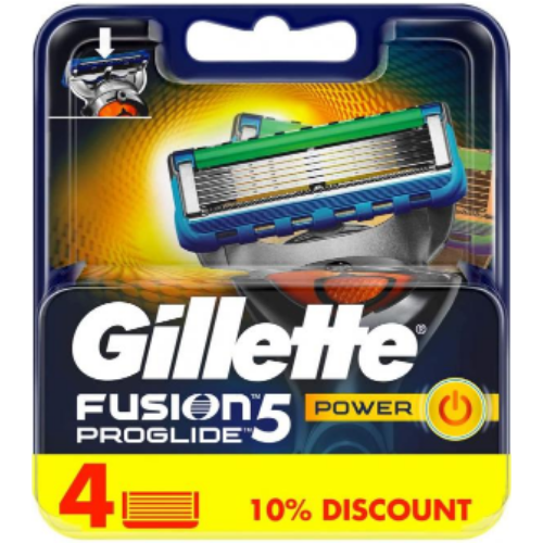 Gillette Fusion Proglide Power Blades  4 adet