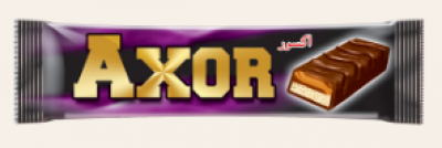 Akay Axor Milk Compound Caramel Coated Nougat Bar 22 Gr