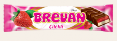 Akay Brevan Fruit Strawberry Nougat Bar 22 Gr