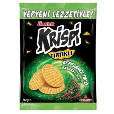 Ülker Krispi Serrated Cracker Hot 92 gr