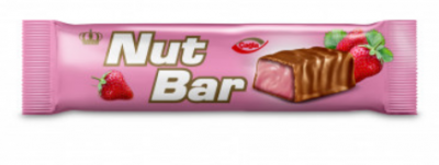 Çağla Nutbar Strawberry Flavored Cream Filled Milk Bar 18 gr