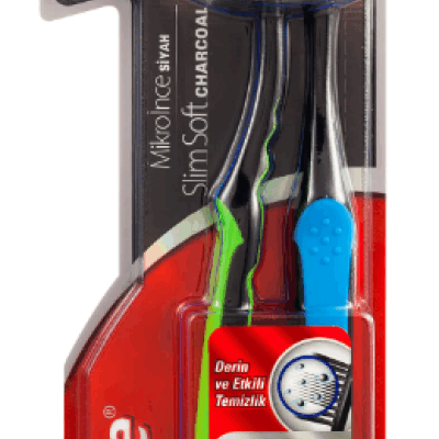 Colgate Micro Fine Black 1+1 Toothbrush  1 pcs