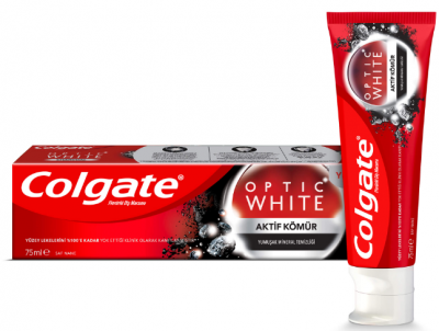 Colgate Optic White Activated Charcoal  75 ml
