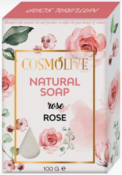 Cosmolive Doğal Sabun Rose 100 gr