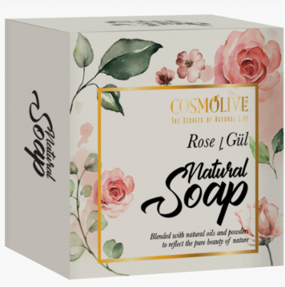 Cosmolive Doğal Sabun Rose 125 gr