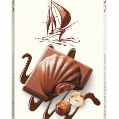 Godiva Chocolate Milk Chocolate Hazelnut Oyster 83 gr