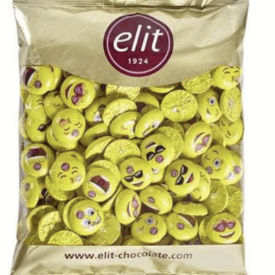 Elit Çikolata Elite Chocolate Mini Elitology Emoji Chocolate 1 kg