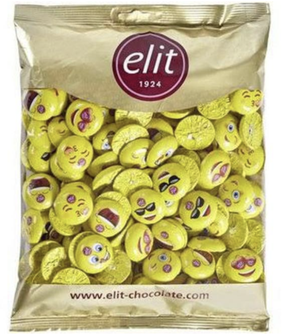 Elit Çikolata Elite Chocolate Mini Elitology Emoji Chocolate 1 kg