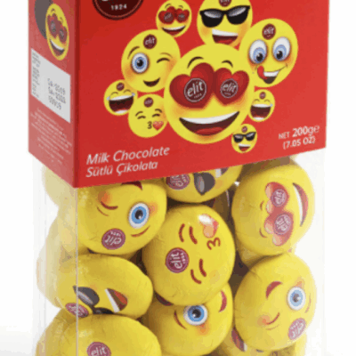 Elit Çikolata Chocolate Mini Elitology Emoji Chocolate 200 gr