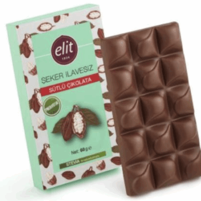 Elit Çikolata Elit Sugar Free and Prebiotic Milk Chocolate 60 gr