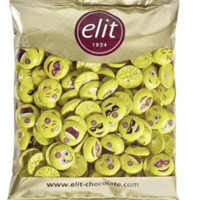 Elit Çikolata Chocolate Mini Elitology Emoji Chocolate 1 kg