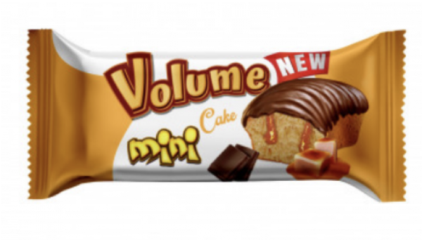 Alyan Volume Mini Cocoa Coated Kek İle Karamel Sauce 20 gr