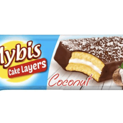 Azra Cake White Cocoline Coated Cake with Coconut Milk Sauce 45 gr