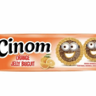 Azra Cinom Cocoa Granulated Orange Flavored Jelly Biscuit 42 gr