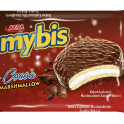 Azra Mybis Marshmellow Sandwich Cocoa Biscuit 18 Gr